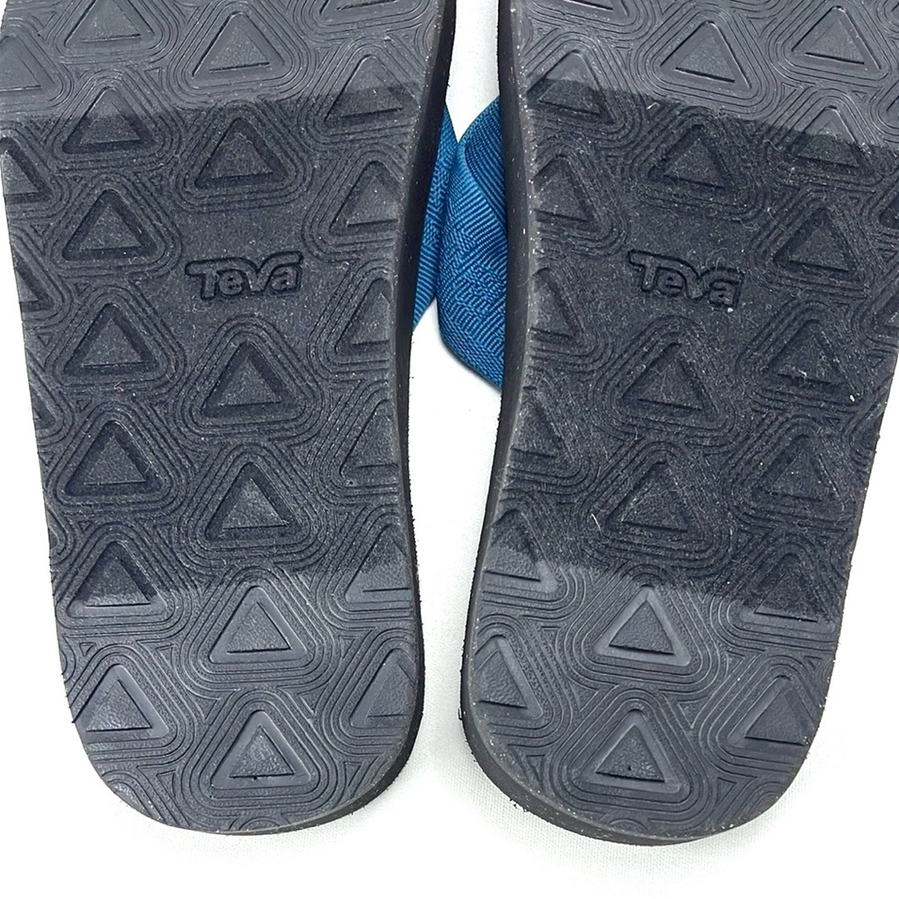 NEW Teva Black and Teal Sandals - Picture 7 of 7